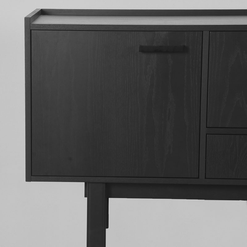 Dressoir_Cali_220x45x77cm_Zwart_Detail